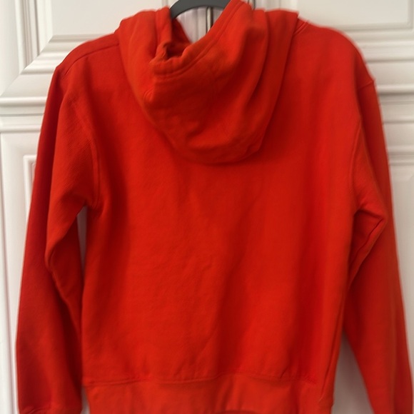 Harlem NY Rasta Red Orange Pullover Hoodie Sz M 90s Y2K Sweatshirt dancing sz M - Picture 5 of 14